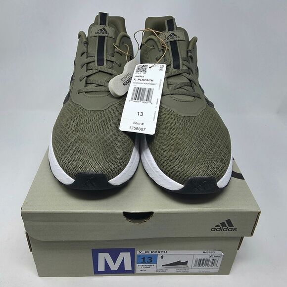 adidas Men\'s XPLR Path 2.0 3-Stripe Sneaker Green Size 13 NIB main image 4